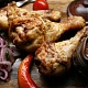 Шашлык из курицы (голень)